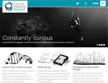 Tablet Screenshot of cellohealthinsight.com